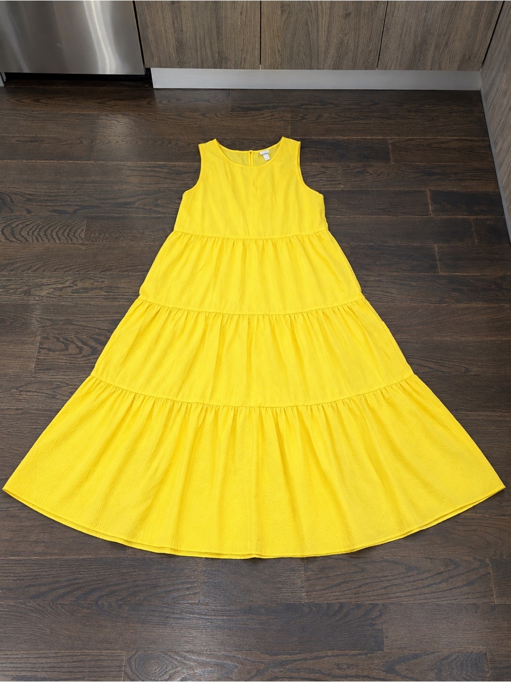 A New Day Women’s Yellow Tiered Summer Dress